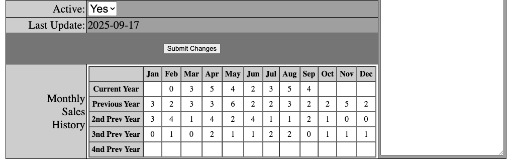 Secondary inventory view